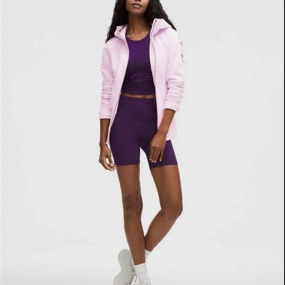 NWT $138 LULULEMON Pink Organza Scuba Full Zip Hoodie Jacket 8, 10, 12 - Picture 3 of 16